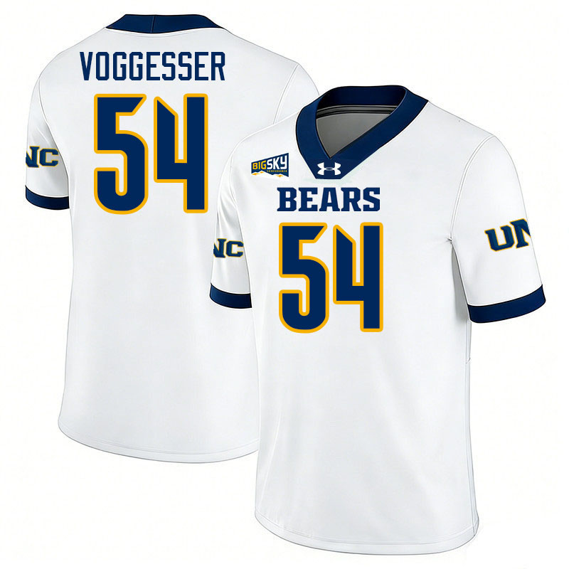 Northern Colorado Bears #54 Hudson Voggesser College Football Jerseys,Uniforms Stitched-White